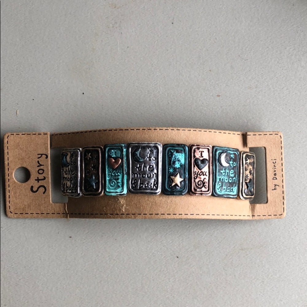 I love you to the moon and back bracelet
